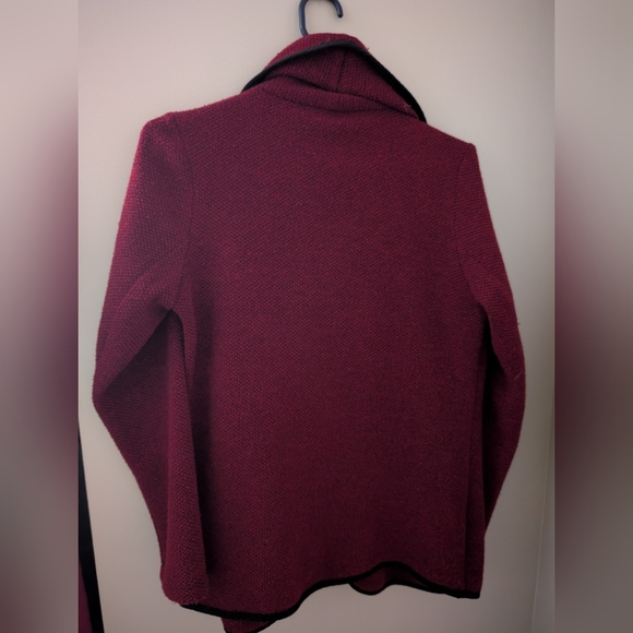 Red Open Front Coat with Black Trim 2/22 $ on selected item - Picture 2 of 7